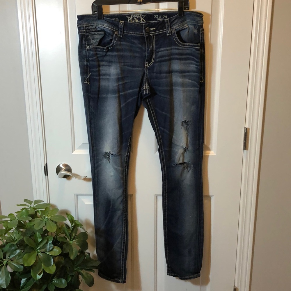 Buckle Black Jeans, fit no. 53, 32x34